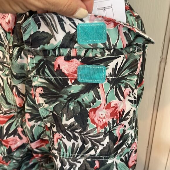 NWT Goodfellow & Co pink flamingos swim trunks - Picture 5 of 8